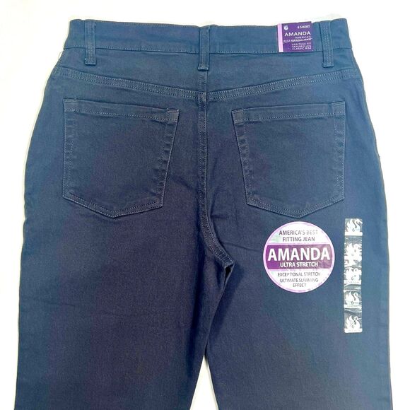 Gloria Vanderbilt Women's Amanda Classic Tapered Jean Size 6 Short NWT - Picture 6 of 7